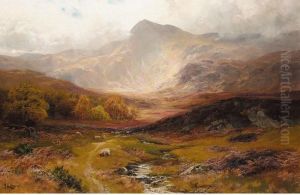 Landscape In Wales by John Henry Leonard