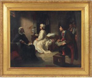 Beatrice De Cenci And Guido by Achille Leonardi