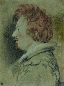 Portrait D'homme De Profil A Gauche