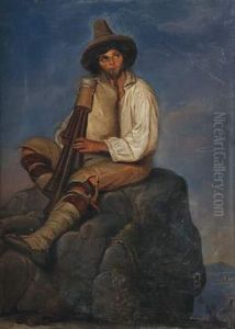 Le Joueur De Cornemuse by Robert Leopold