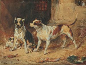Chiens Et Chiots Au Chenil by Francois Gabriel G. Lepaulle