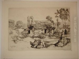 Nid De Pauvres (vendee) by Auguste Lepere