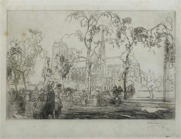 Blick Auf Notre Dame In Paris - view 1