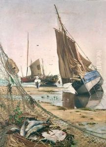?retour De Peche A Dieppe?. by Ludovic Lepic
