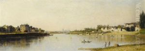 La Seine A Charenton by Stanislas Lepine