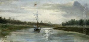 L' Orne Vers La Route De Louvigny. Environ De Caen L' Orne Vers La Route De Louvigny. Environ De Caen