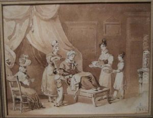 L'heureuse Famille by Auguste-Xavier Leprince