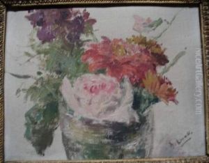 Bouquet De Roses by Henri Lerolle