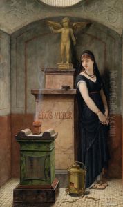 Vestale Presso La Statua Dell""""erode Adirato