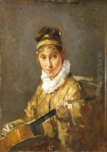 Femme A La Guitare