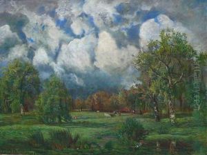 Fontaine Provencale by Marie Guillaume Charles Leroux