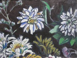 Les Dahlias by Alfred Lesbros