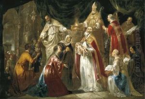 The Presentation Of The Christ Child To Simeon