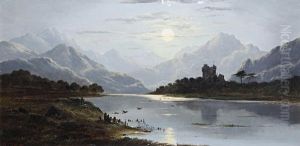 A Highland Loch by Charles Leslie