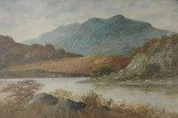 Highland Loch Landscape With Sailing Vessels In The Distance - view 1