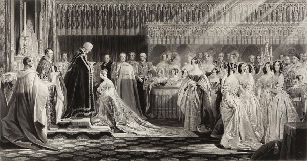 The Coronation Of Queen Victoria by Charles Robert Leslie