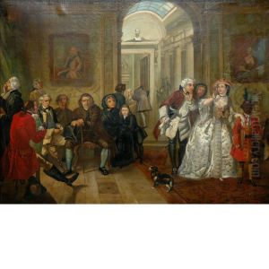 Dr. Johnson At Chesterfield House by George Dunlop, R.A., Leslie