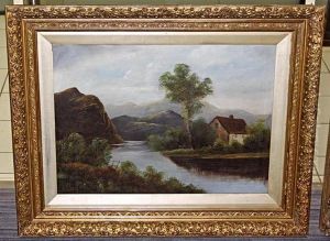 A Cottage By A Stream