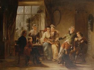 A Scene From "the Vicar Of Wakefield"