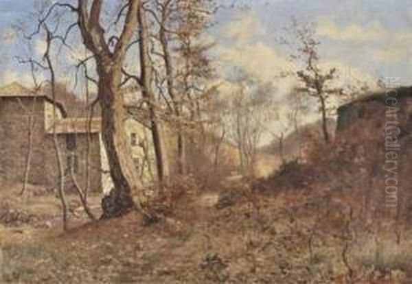 Paysage A La Ferme Et Au Sous Bois - view 1