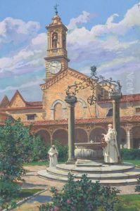 Vedute Della Certosa Di Firenze by Jean, Giovanni Lessi