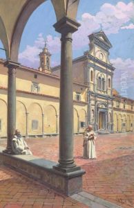 Vedute Della Certosa Di Firenze by Jean, Giovanni Lessi