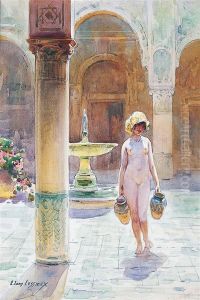 Ingenue Porteused'eau by Ernest Louis Lessieux