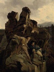 Preparing An Ambush by Carl Friedrich Lessing
