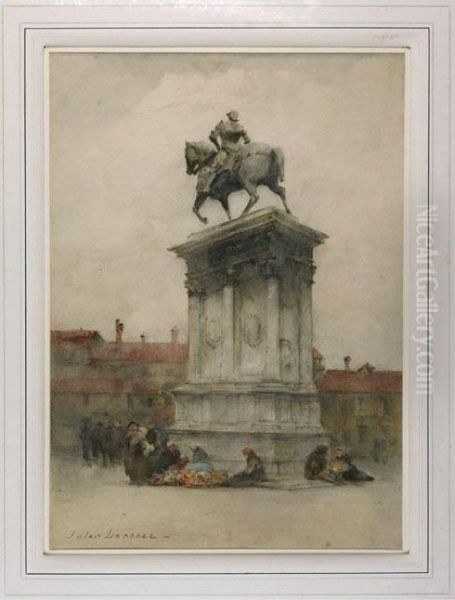 Statue Du Colleoni Venice - view 1
