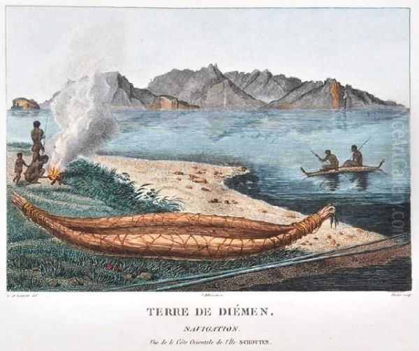 Terra De Diemen: Vue De La Cote Orientale De L'ile - view 1