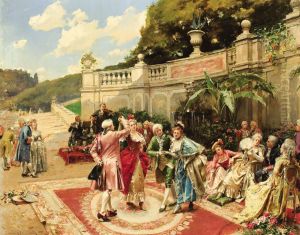 The Garden Party by Henri Victor Lesur