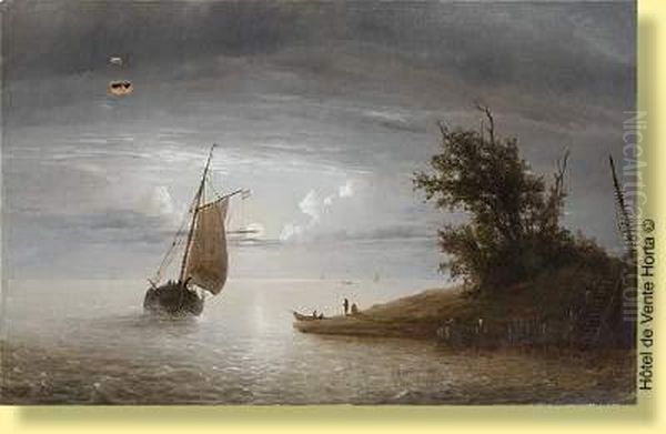 Marine Au Lever De Lune - view 1