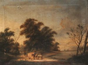 Homewards Through The Forest Glade by Desire Lesij Lesy