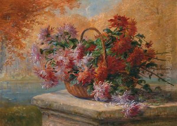Asters In A Basket - view 1