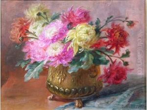 La Coupe De Fleurs by Louis Letsch