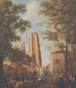 Ceremonie En L'honneur De L'erection De La Statue Du Marechal Lannes
