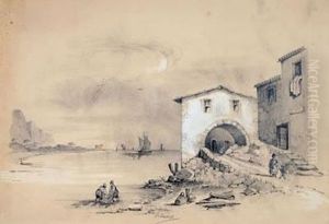 Village En Bord De Mer by Pierre Letuaire
