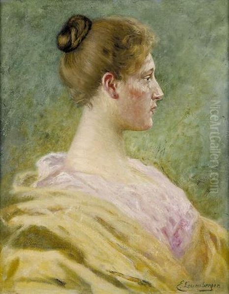 Portrat Einer Eleganten Dame. - view 1