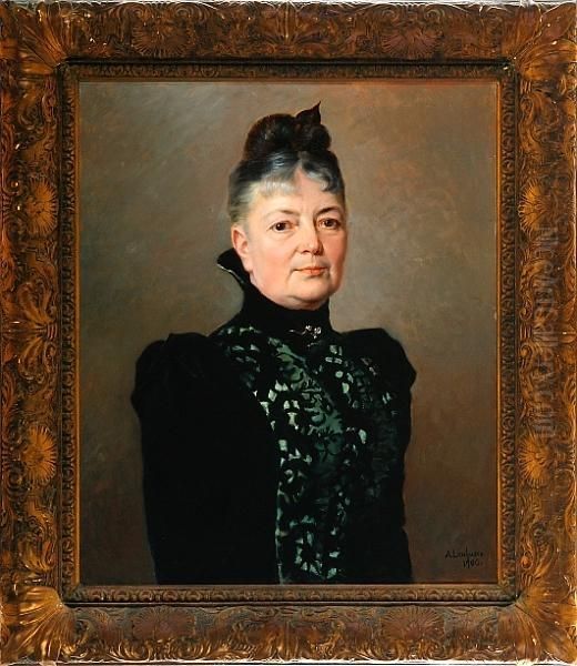 Portrait Of Rosina Hornborg, Born Salingre. Signed. Dated 1900 - view 1