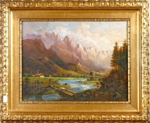 Parthie Bei Immensee Im Bairischen Hochland An Der Ill