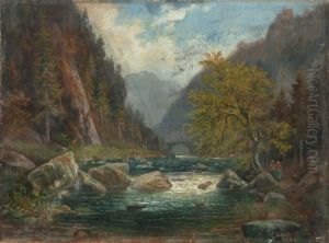Partie Im Rabenauer Grund by Franz Wilhelm Leuteritz