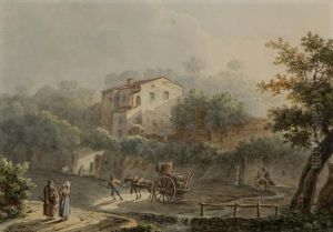 Romitorio Ad Albano by Henri Leveque