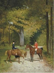 Riding In The Forest by Paul Levere