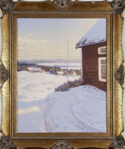 Vinterlandskap by Vassilij Levi
