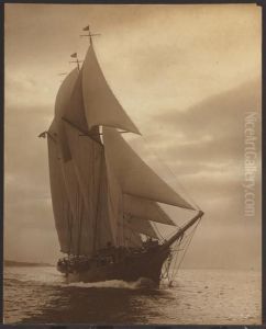 A Three Masted Schooner Of The New York Yacht Club A Three Masted Schooner Of The New York Yacht Club