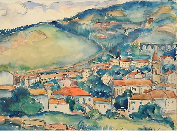 Paesaggio Con Case - view 1
