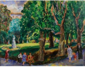 Giornata Di Festa Ai Giardini by Adolfo Levier