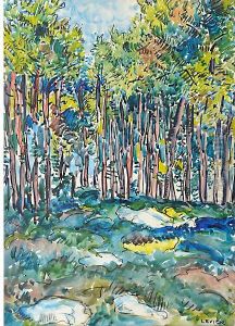 Bosco A Lipica by Adolfo Levier