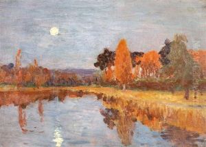 Twilight Over A Forest And A Lake by Isaak Ilyich Levitan
