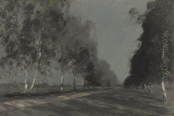 Study For 'moonlit Night' - view 1